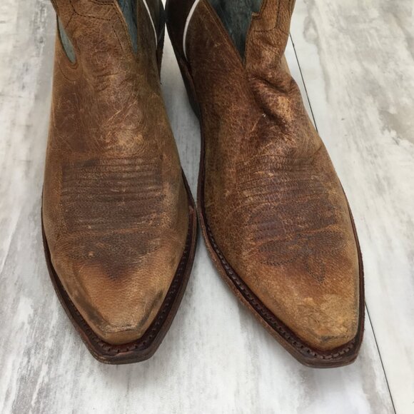 Old West Boots 7.5 - Picture 3 of 14